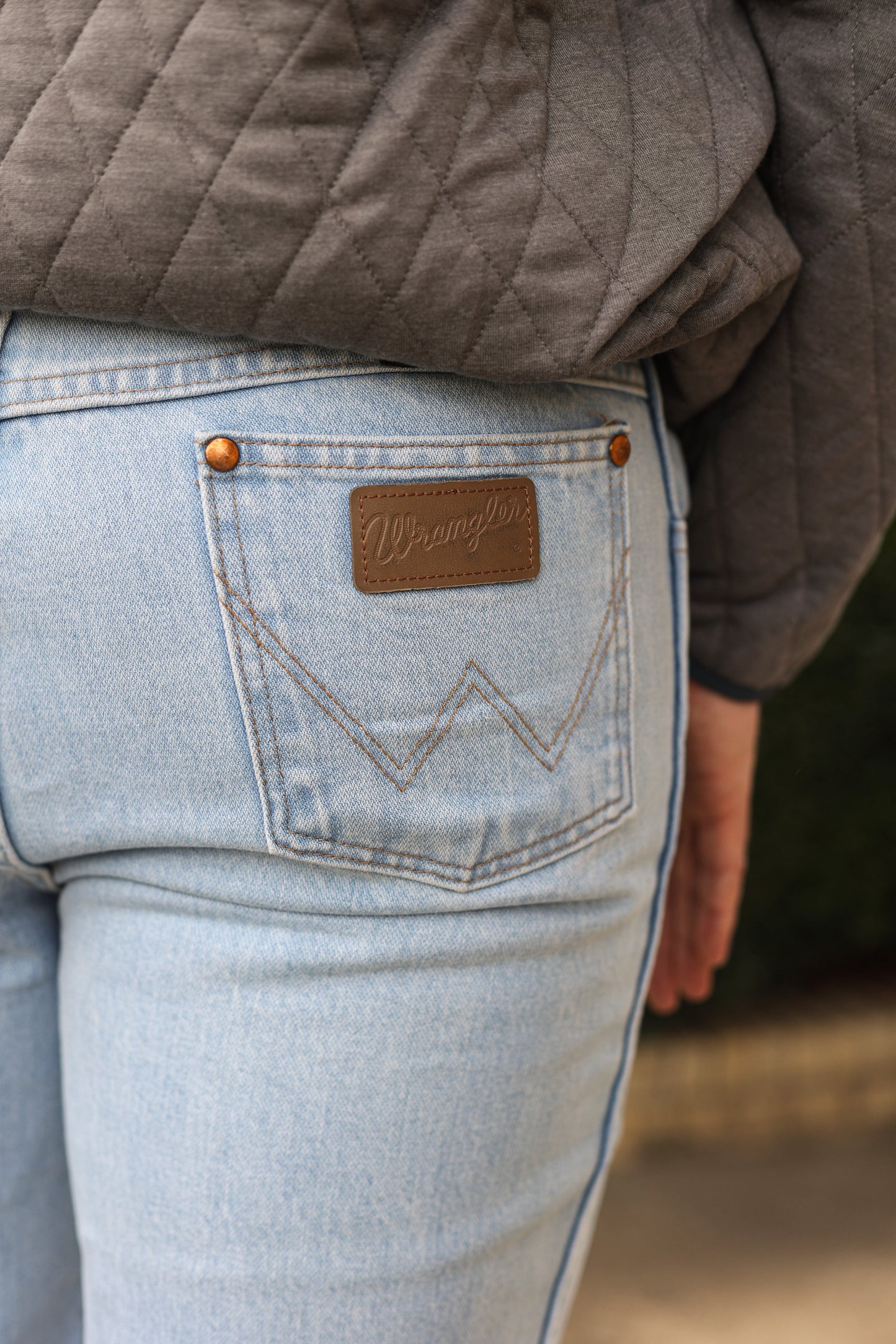 Men's Wrangler Cowboy Cut Slim Fit Jean (Bleach)