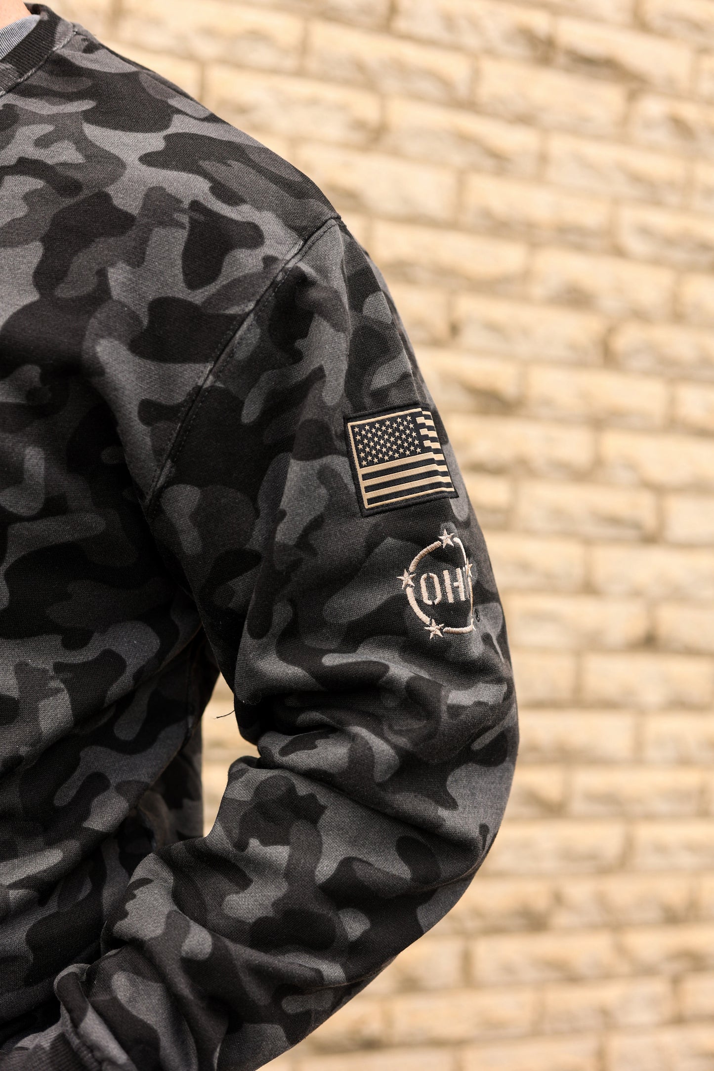 Men's JSU Camo Crewneck
