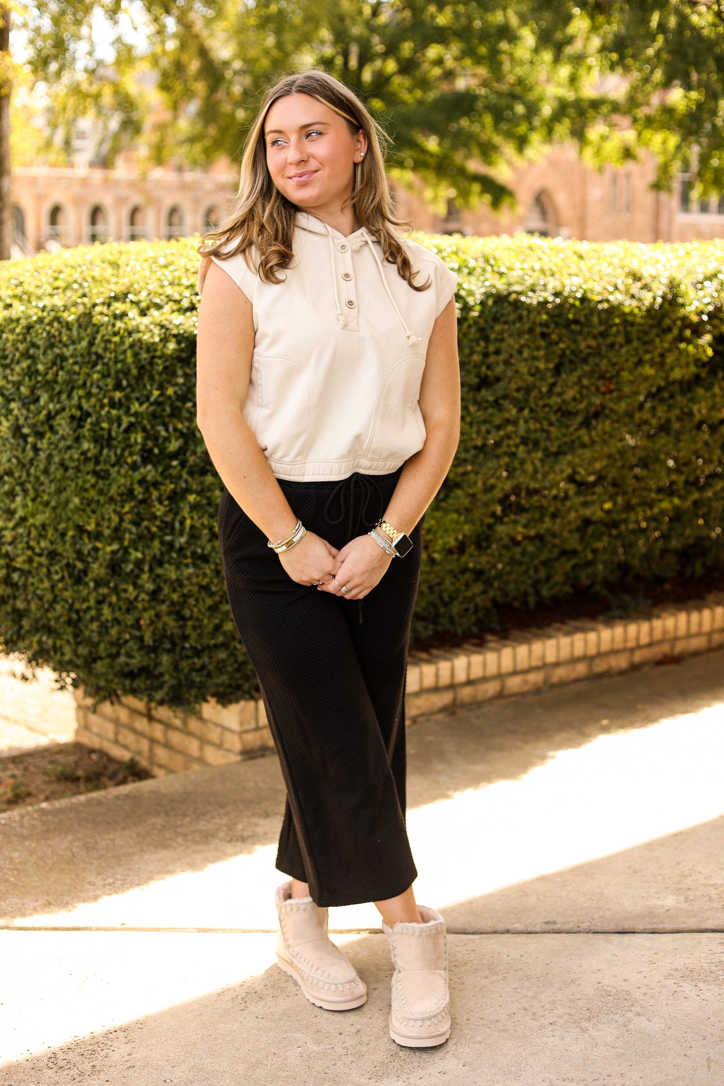 Sarah Sleeveless Hoodie