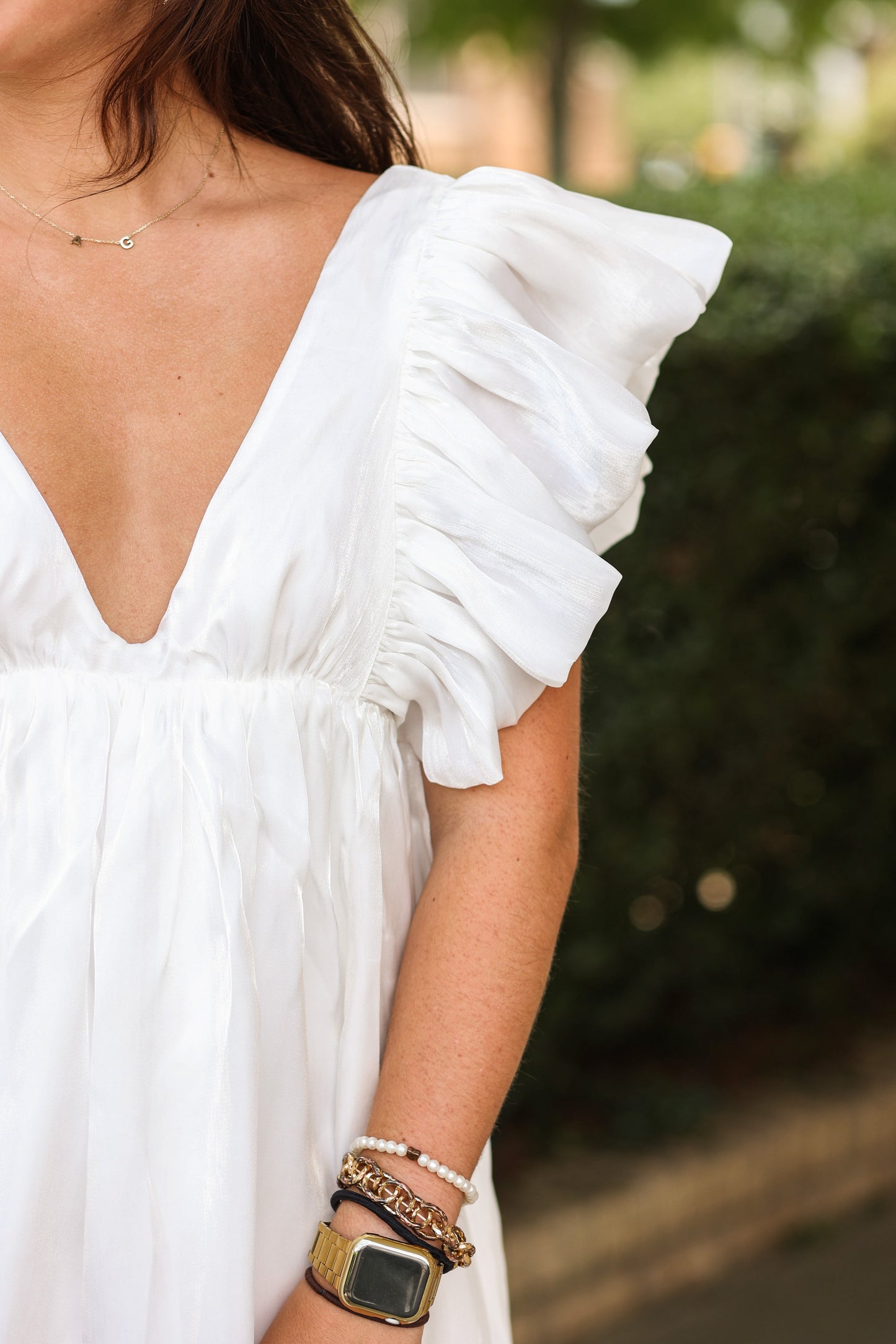 Simply Obsessed Dress (White)