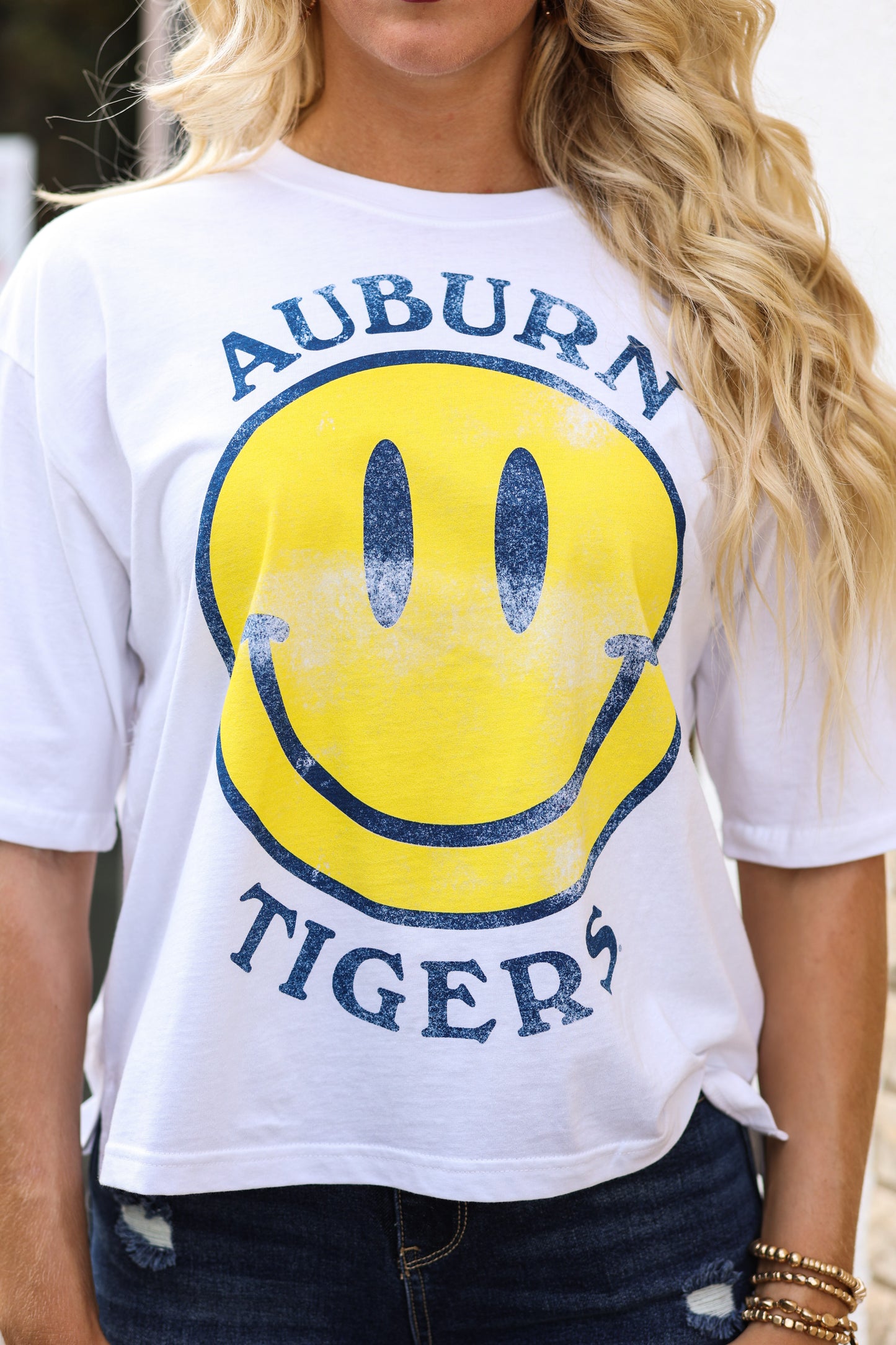 AU Smiley Face Tee