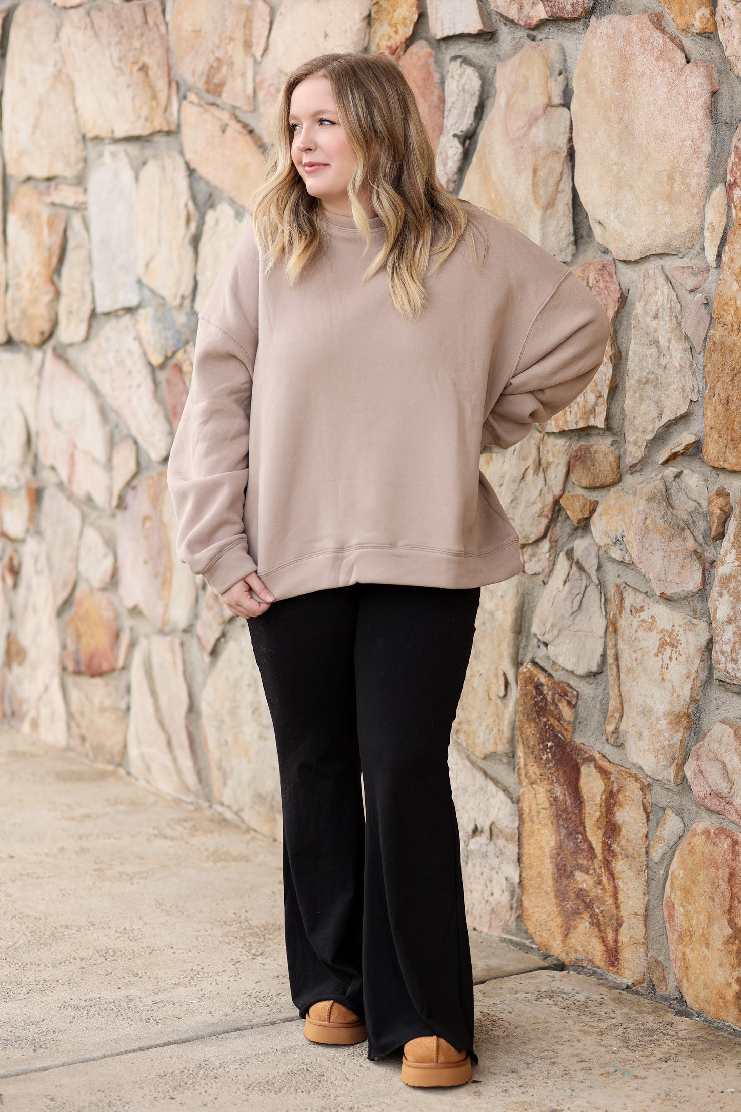 Oversized Sweatshirt (Mocha)