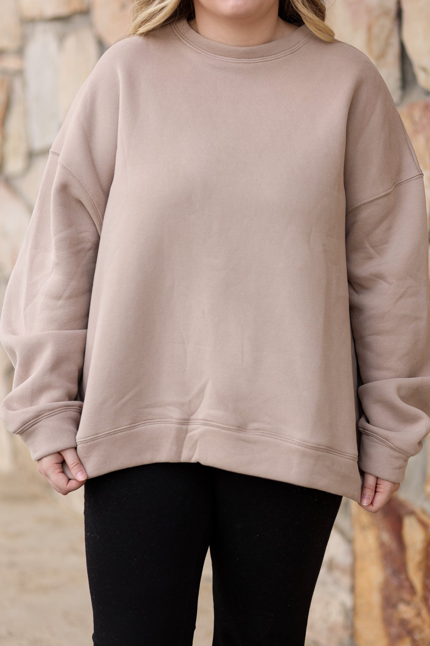 Oversized Sweatshirt (Mocha)