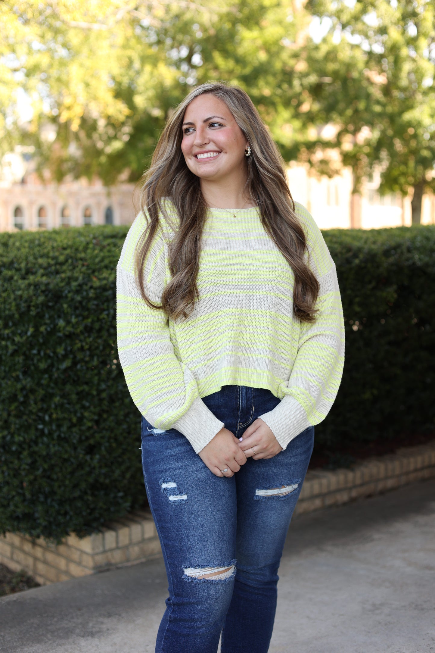 Fair Play Striped Sweater