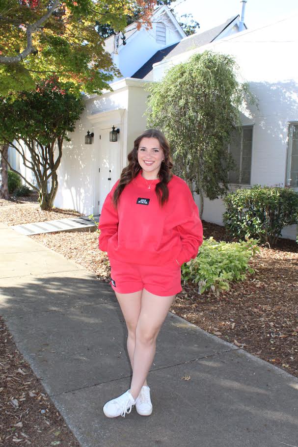 JAX STATE Patch Gameday Sweat Short (Red/Black)