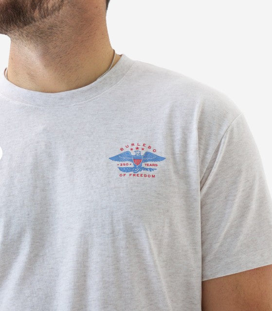 Men's Burlebo Eagle Outdoor S/S Tee (Oatmeal)