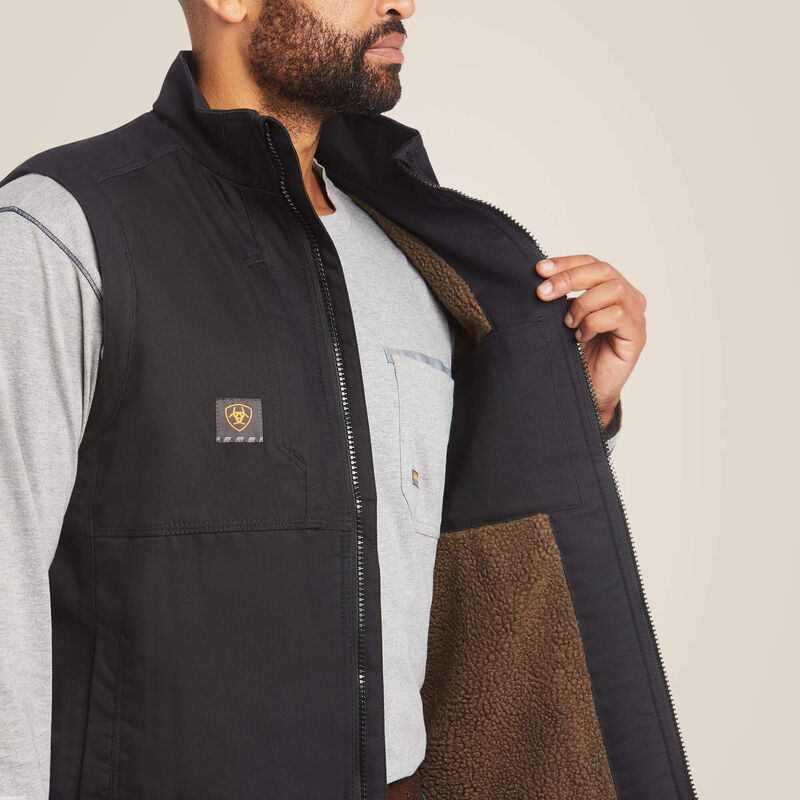 Men's Ariat Rebar DuraCanvas Vest (Rebar Grey)