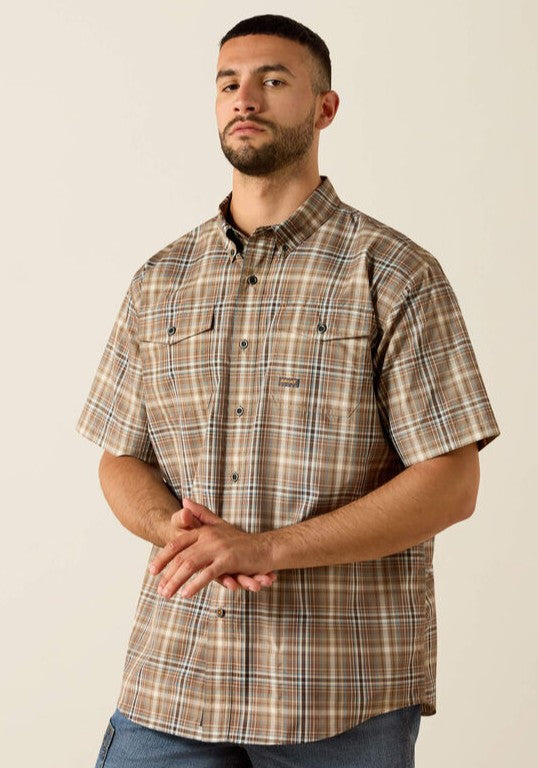Men's Ariat Rebar Made Tough VentTEK Durastretch Work Shirt