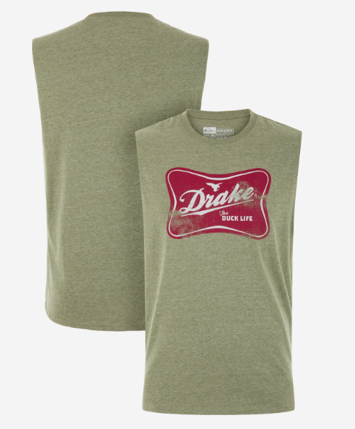 Men's Drake Lifestyle Drake Sleeveless Waterfowl T-Shirt