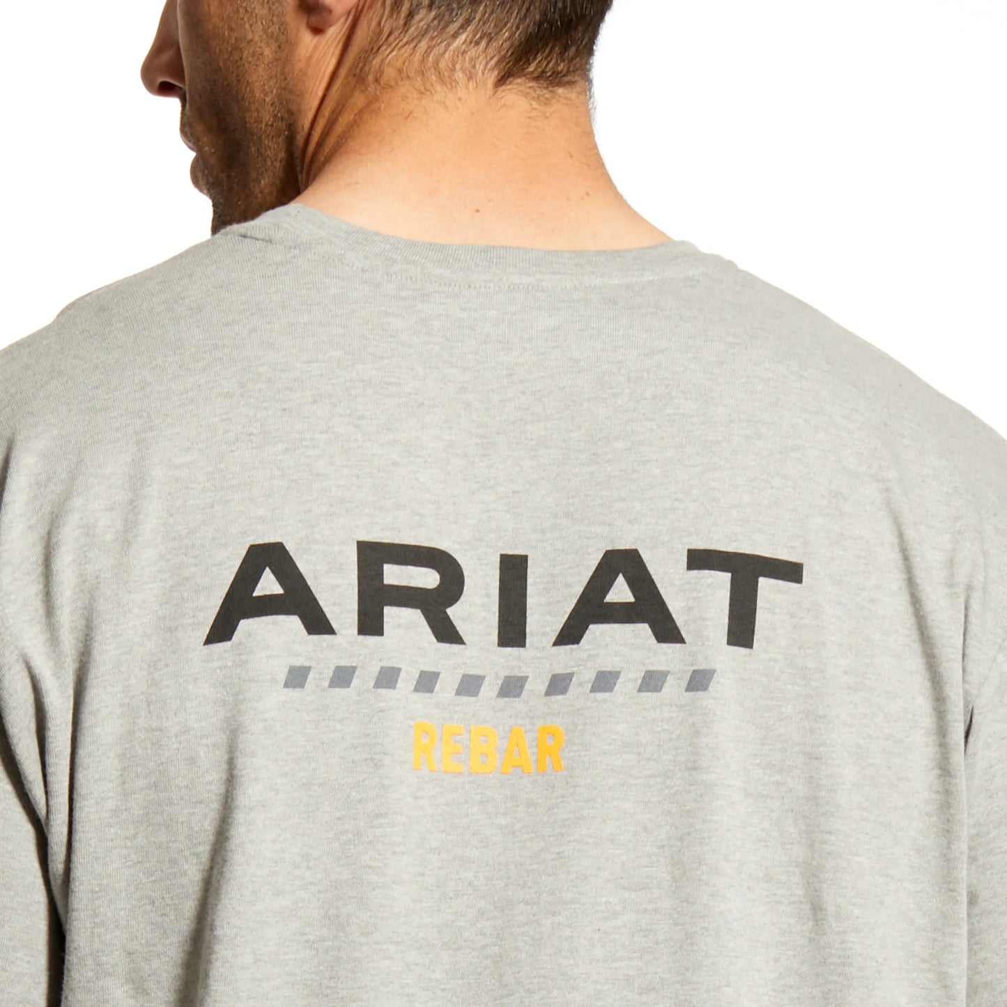 Men's Ariat Rebar Cotton Strong T-Shirt (Heather Grey)