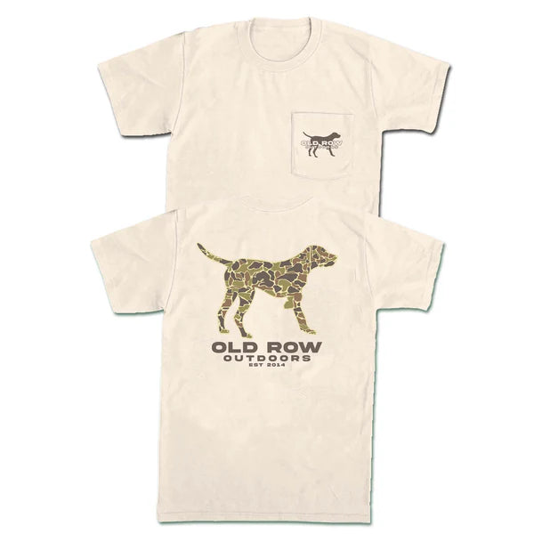 Old Row Outdoors Pointer S/S Pocket Tee (Ivory)
