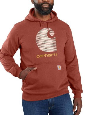 Men's Carhartt Rain Defender Graphic Sweatshirt Henna
