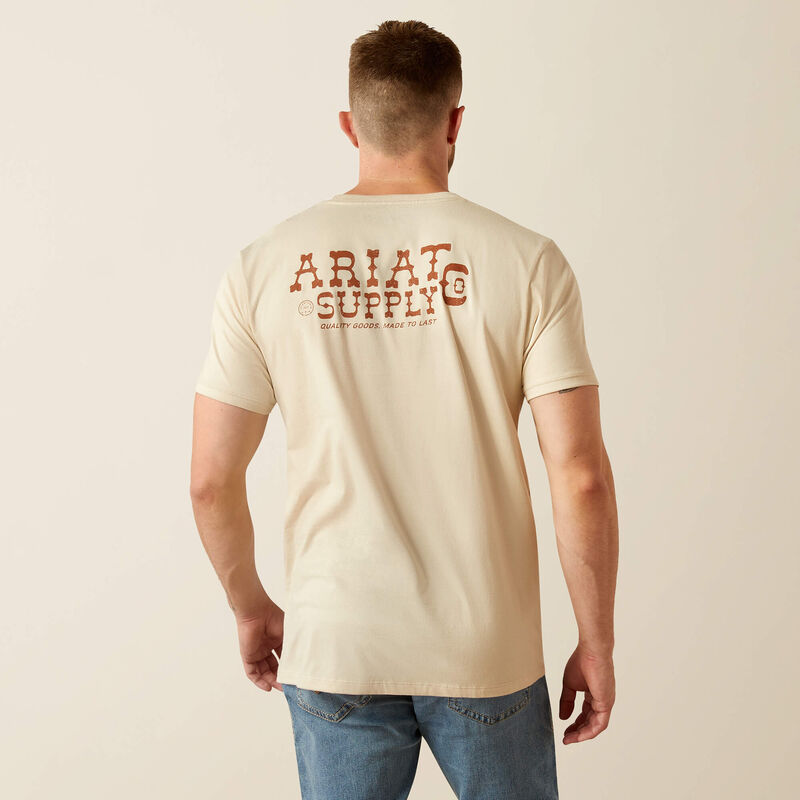 Men's Ariat Supply Co. T-Shirt (Natural)