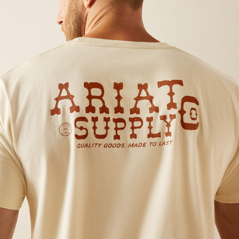 Men's Ariat Supply Co. T-Shirt (Natural)