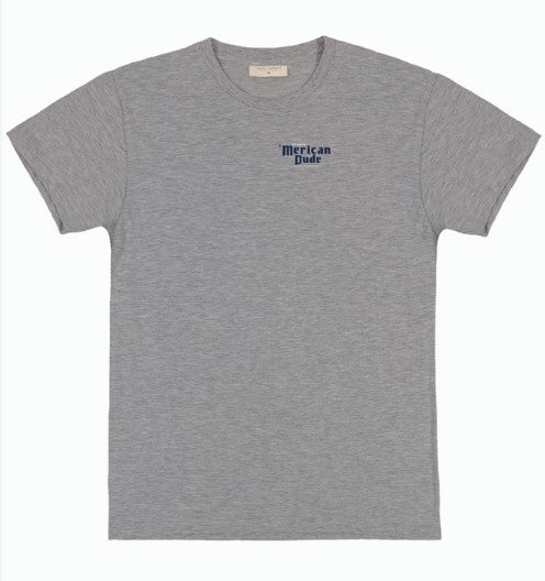 Men's Simply Southern 'Merican Dude (George Washington) S/S (Storm Heather)