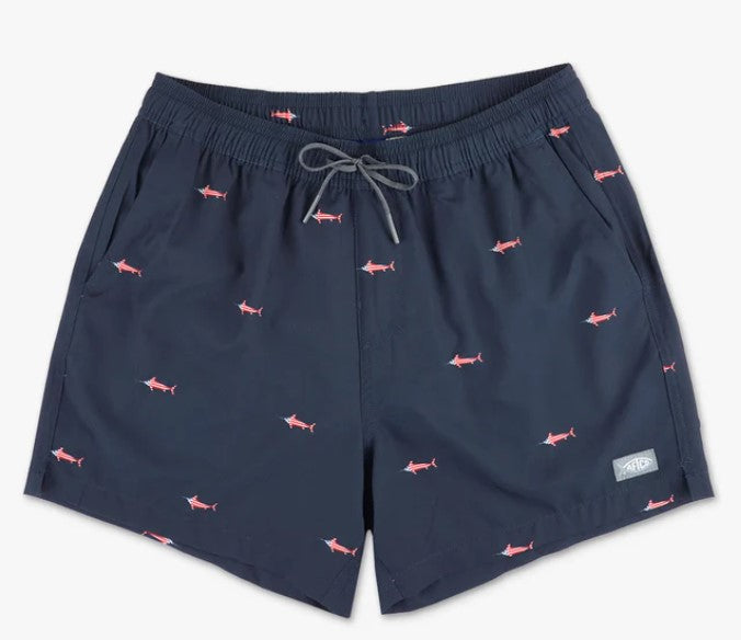 Men's Aftco Strike Printed Swim Trunks