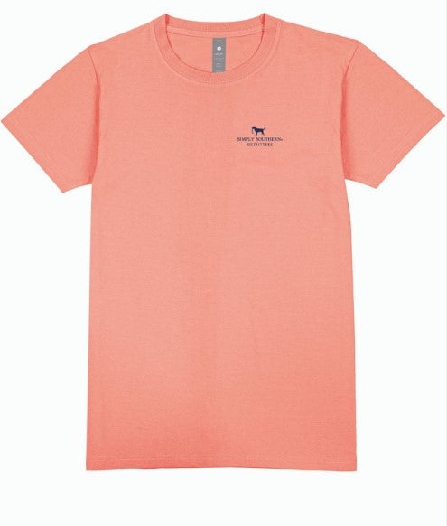 Men's Simply Southern Happy Hour S/S (Peach)