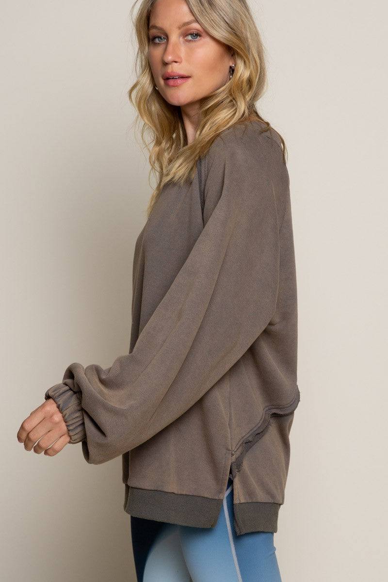 Stella Sweater (Rust Charcoal)