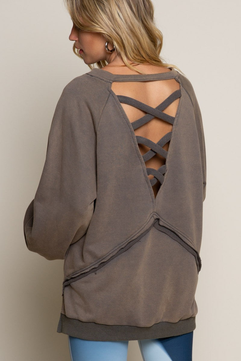 Stella Sweater (Rust Charcoal)