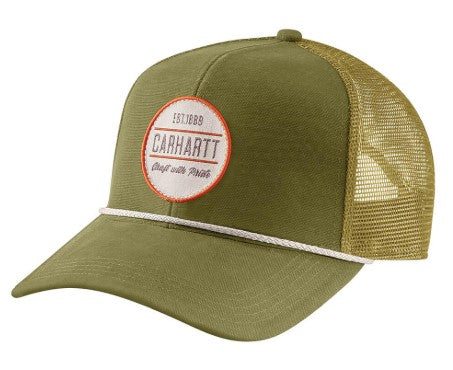 Carhartt Canvas Mesh Back Craft Patch Hat