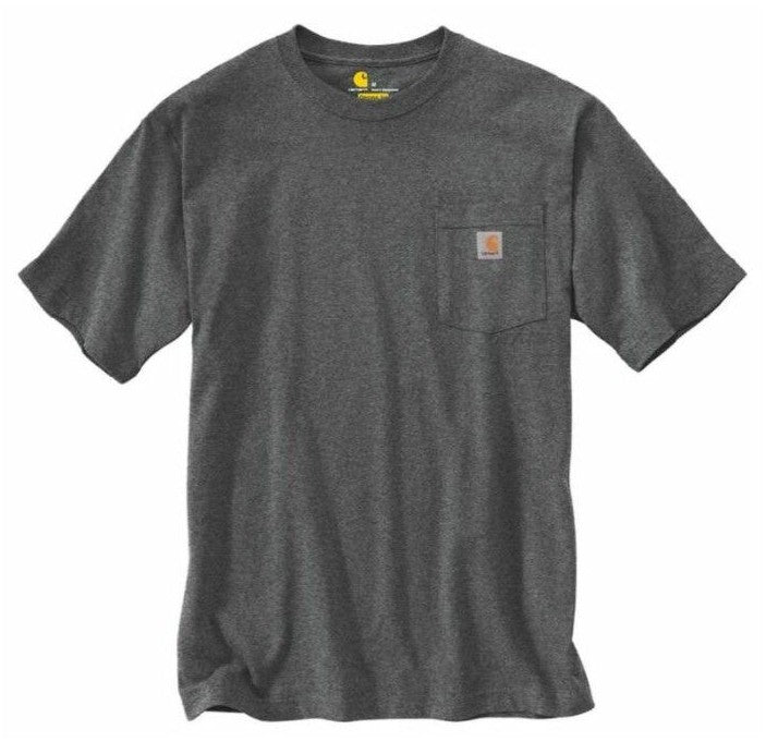 Men's Carhartt K87 Pocket T-Shirt (Carbon Heather)