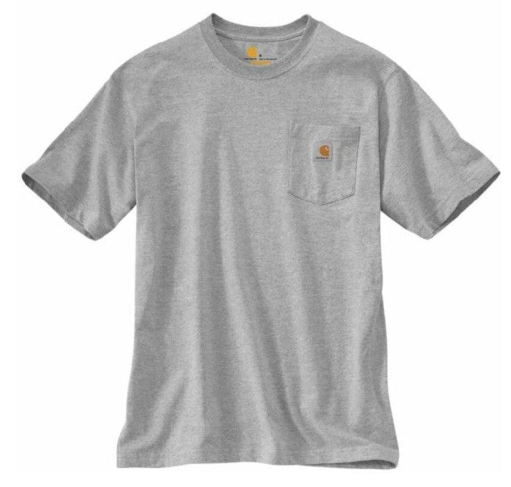 Men's Carhartt K87 Pocket T-Shirt (Heather Grey)