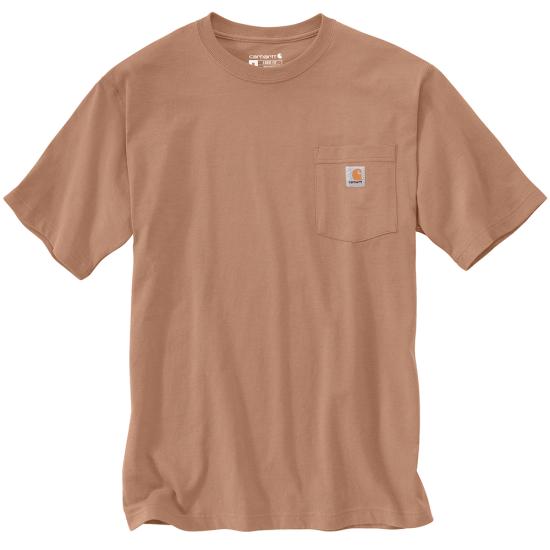 Men's Carhartt K87 Pocket T-Shirt (Italian Clay)