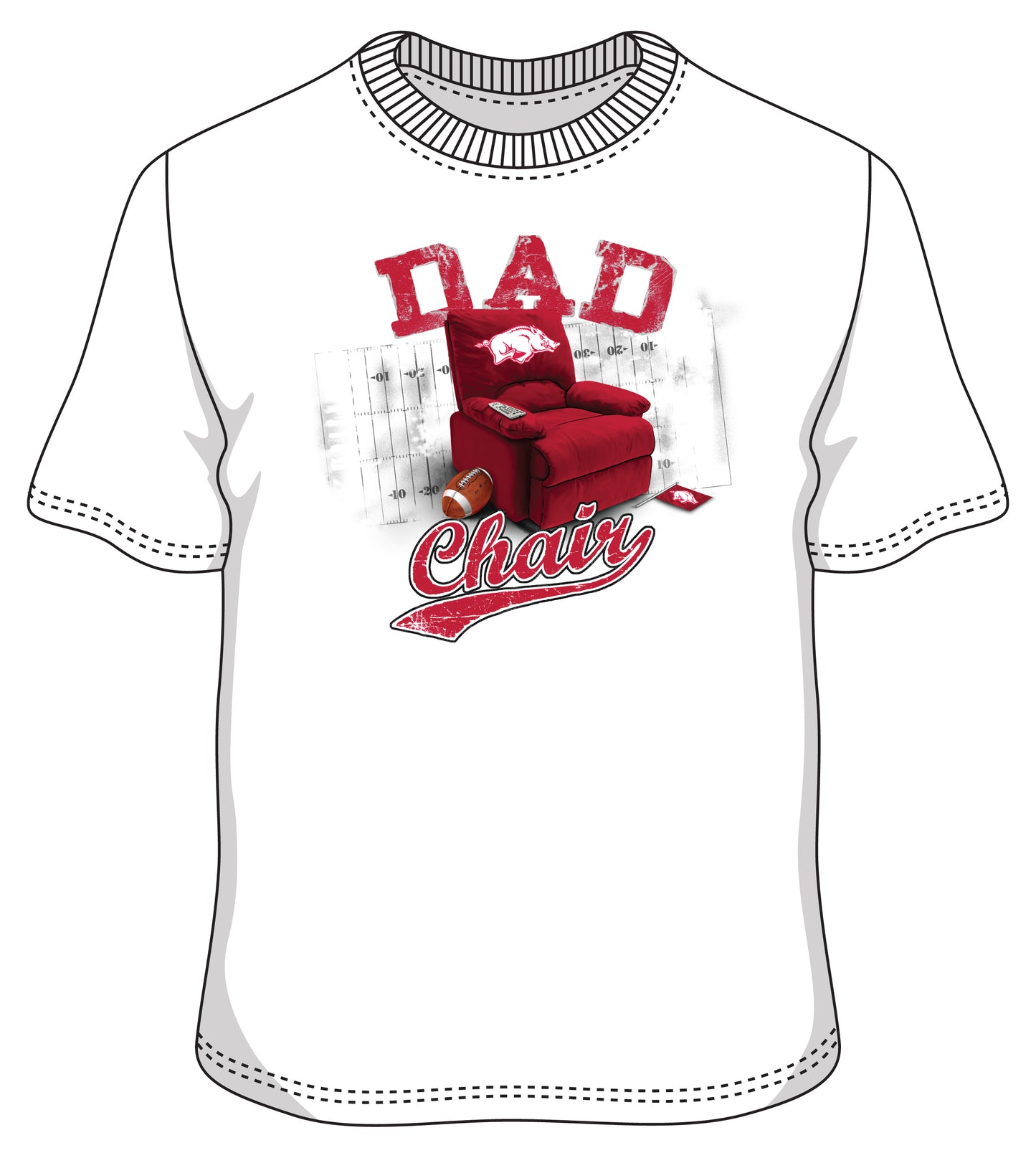 Arkansas Dad S/S Tees