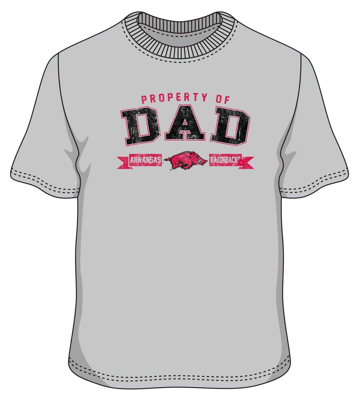 Arkansas Dad S/S Tees