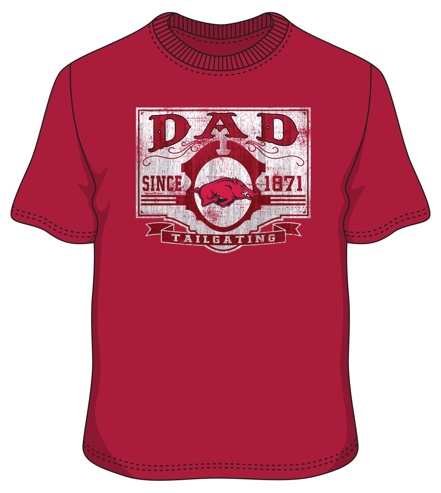 Arkansas Dad S/S Tees