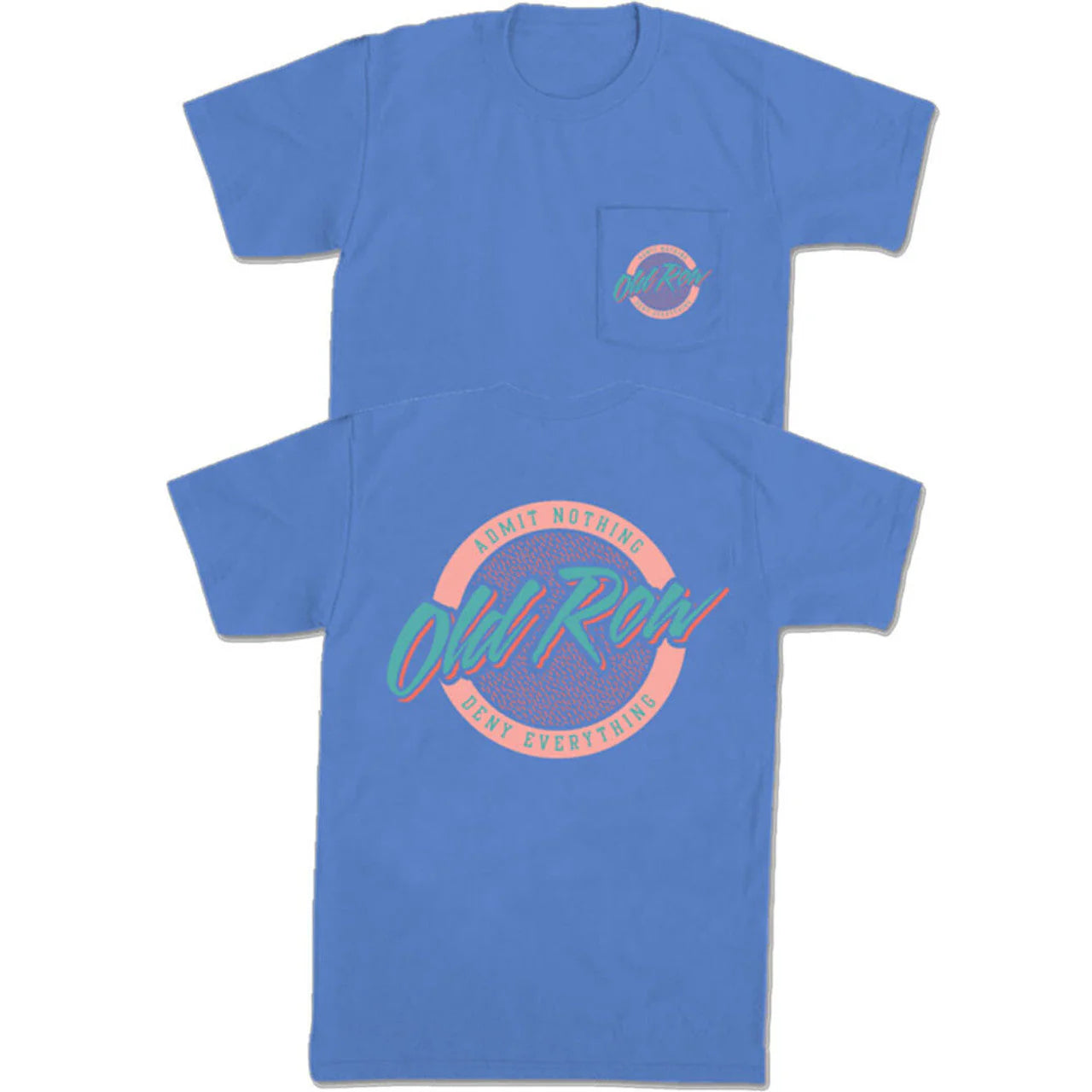 Old Row Circle Logo S/S Pocket Tee (Mystic Blue)