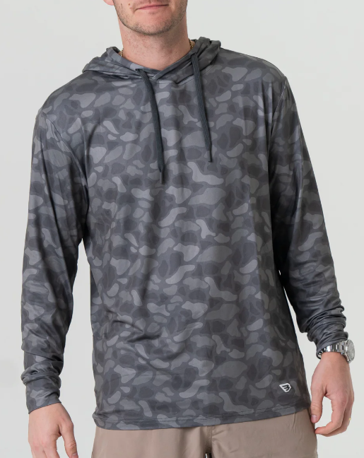 Men's Burlebo Performance Hoodie (Stone Camo)