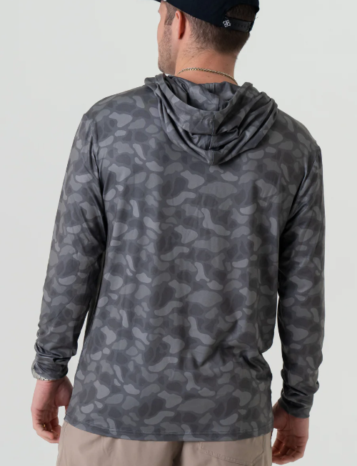 Men's Burlebo Performance Hoodie (Stone Camo)