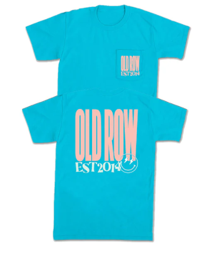 Old Row Chicks S/S Pocket Tee (Sapphire)