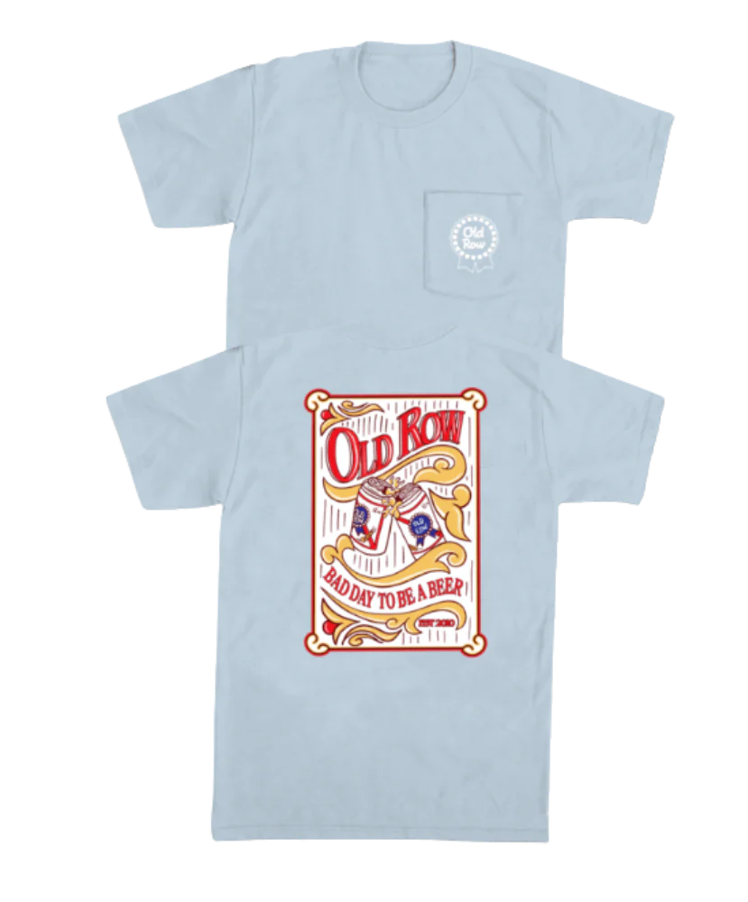Old Row BDTBAB Retro Mirror S/S Pocket Tee (Chambray)