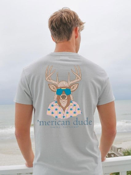 Men's Simply Southern Buck In Glasses S/S Whitewater