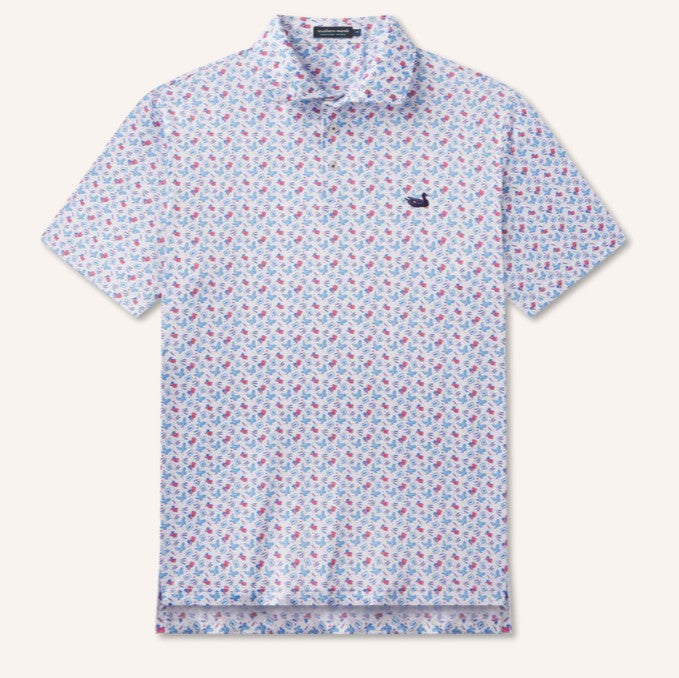 Men's Southern Marsh Flyline Performance Polo-Liberty