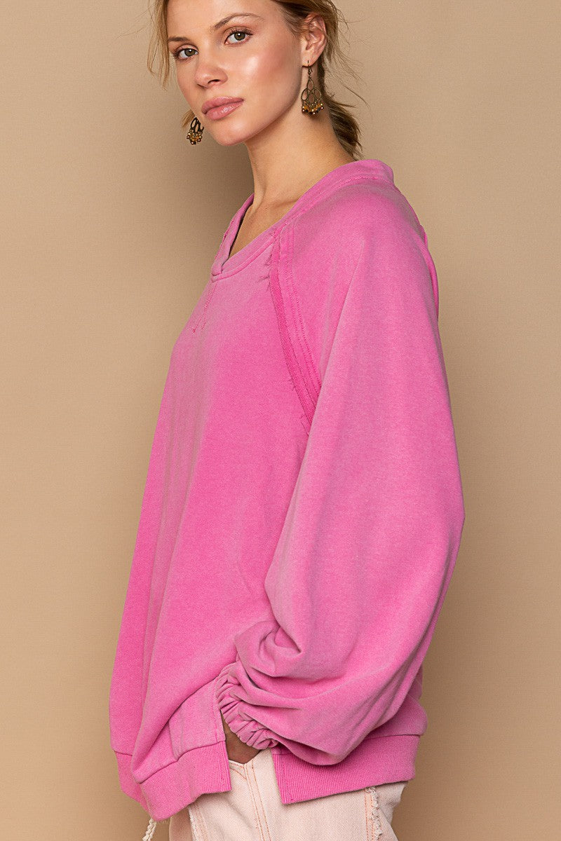Stella Sweater (Peony Pink)
