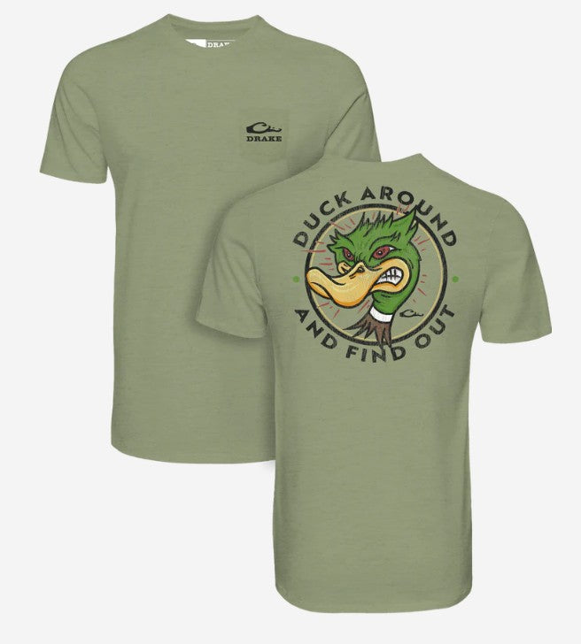 Men's Drake Lifestyle Duck Around (Sage Light Heather)