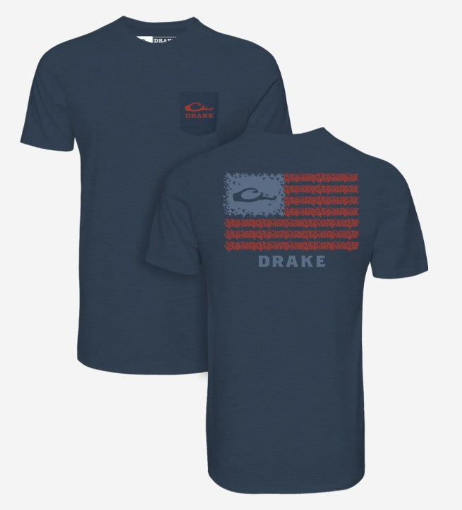 Men's Drake Lifestyle Americana Drake Flag T-Shirt