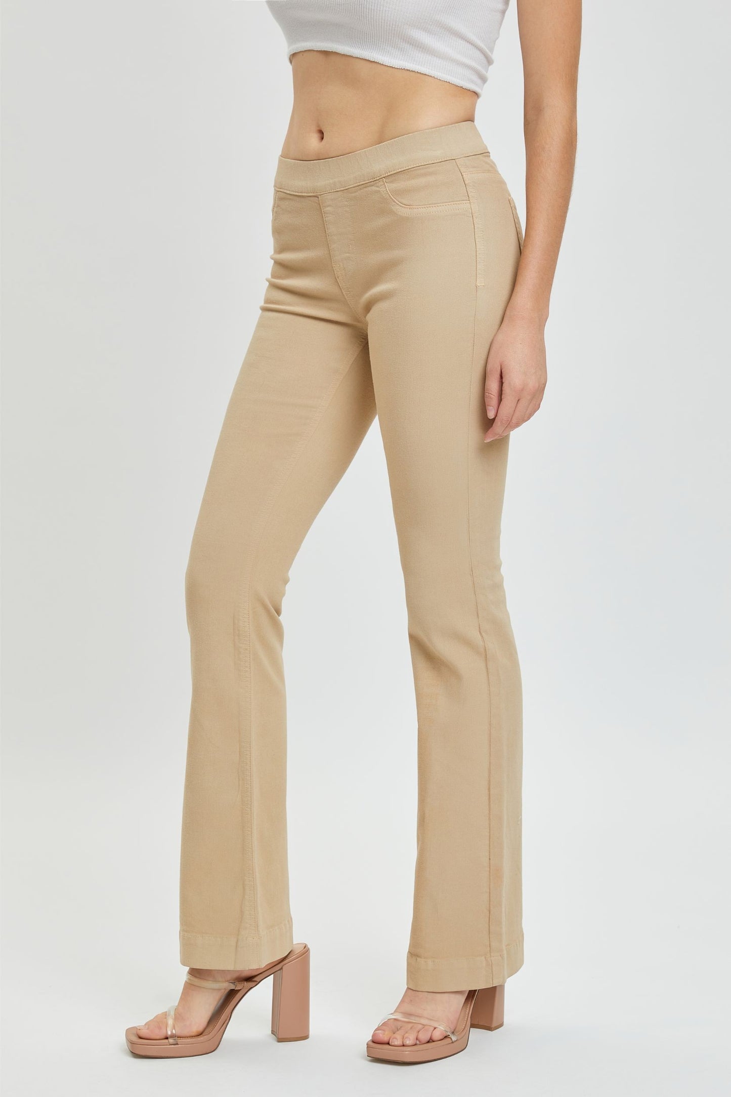 Cello Mid Rise Flared Jegging (Chai Tea)