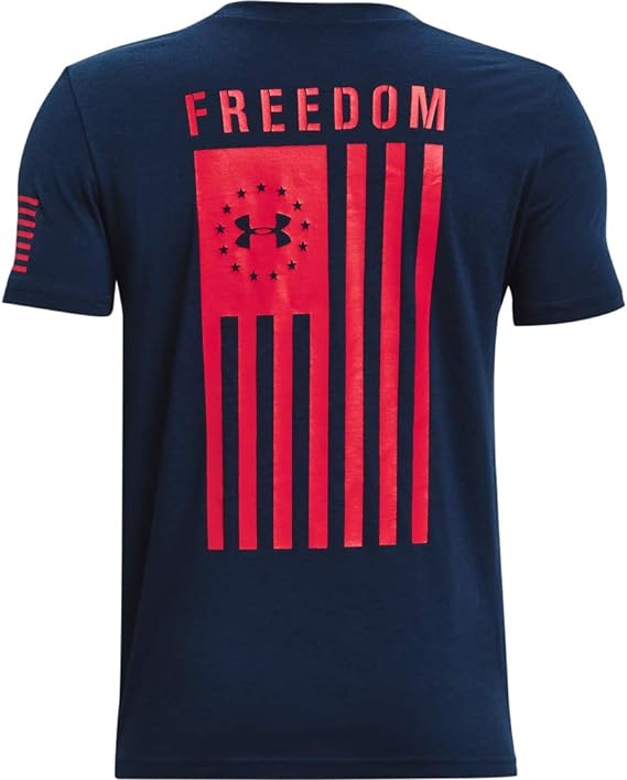 Youth Boys Under Armour Freedom Flag T-Shirt