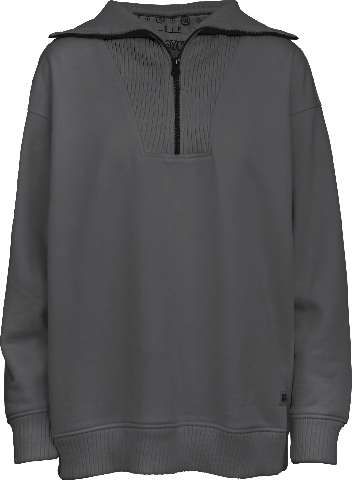 Royce Apparel Thelma Melange Quarter Zip Fleece