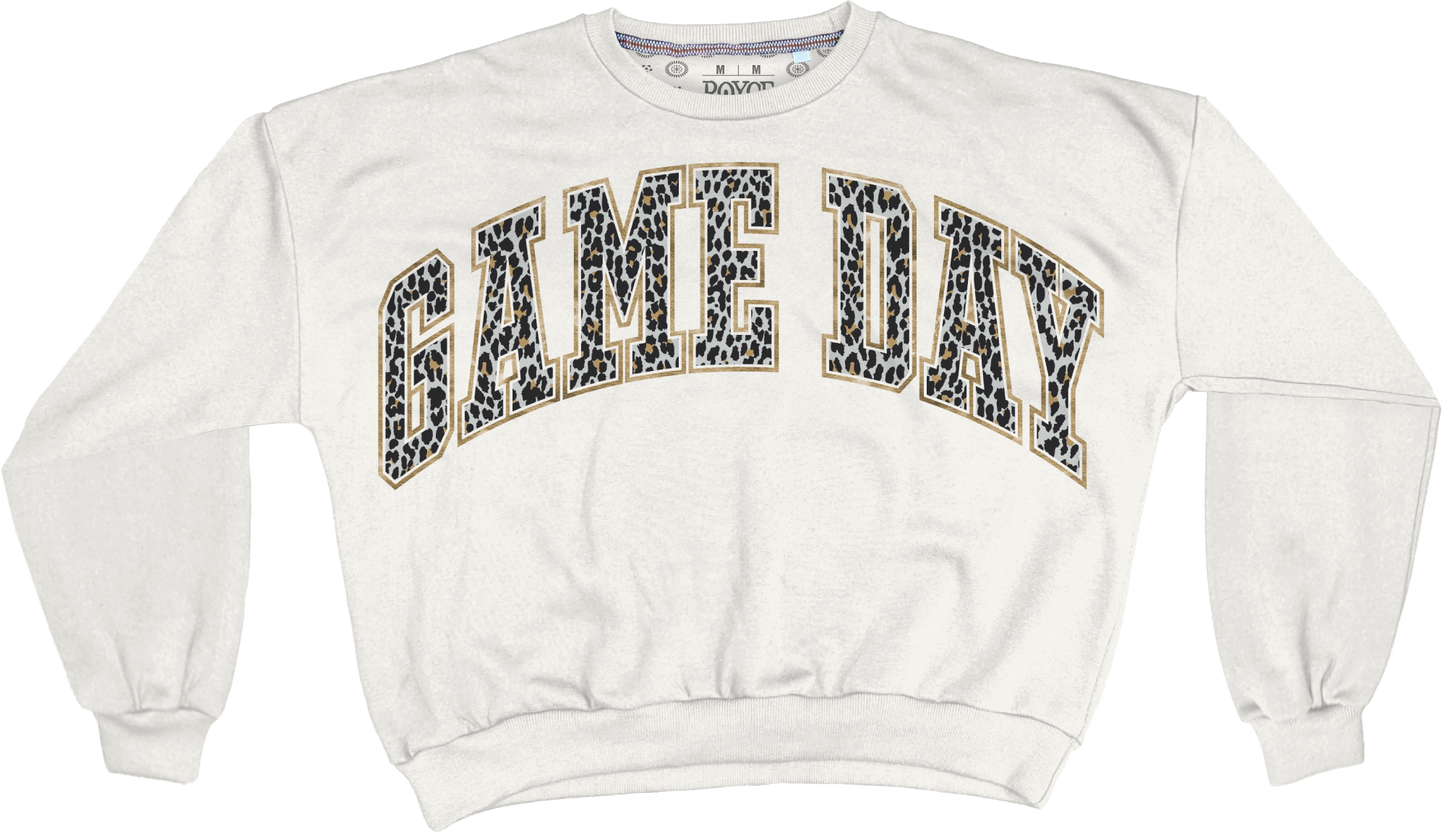 Royce Apparel Game Day Puff Janise Fleece (White)