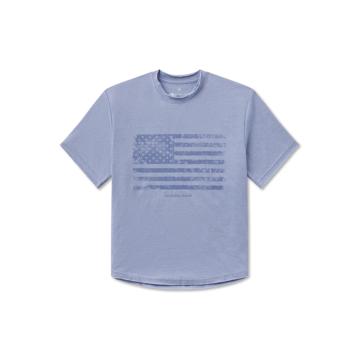 Olivia Vintage Tee-Flag (Washed Blue)