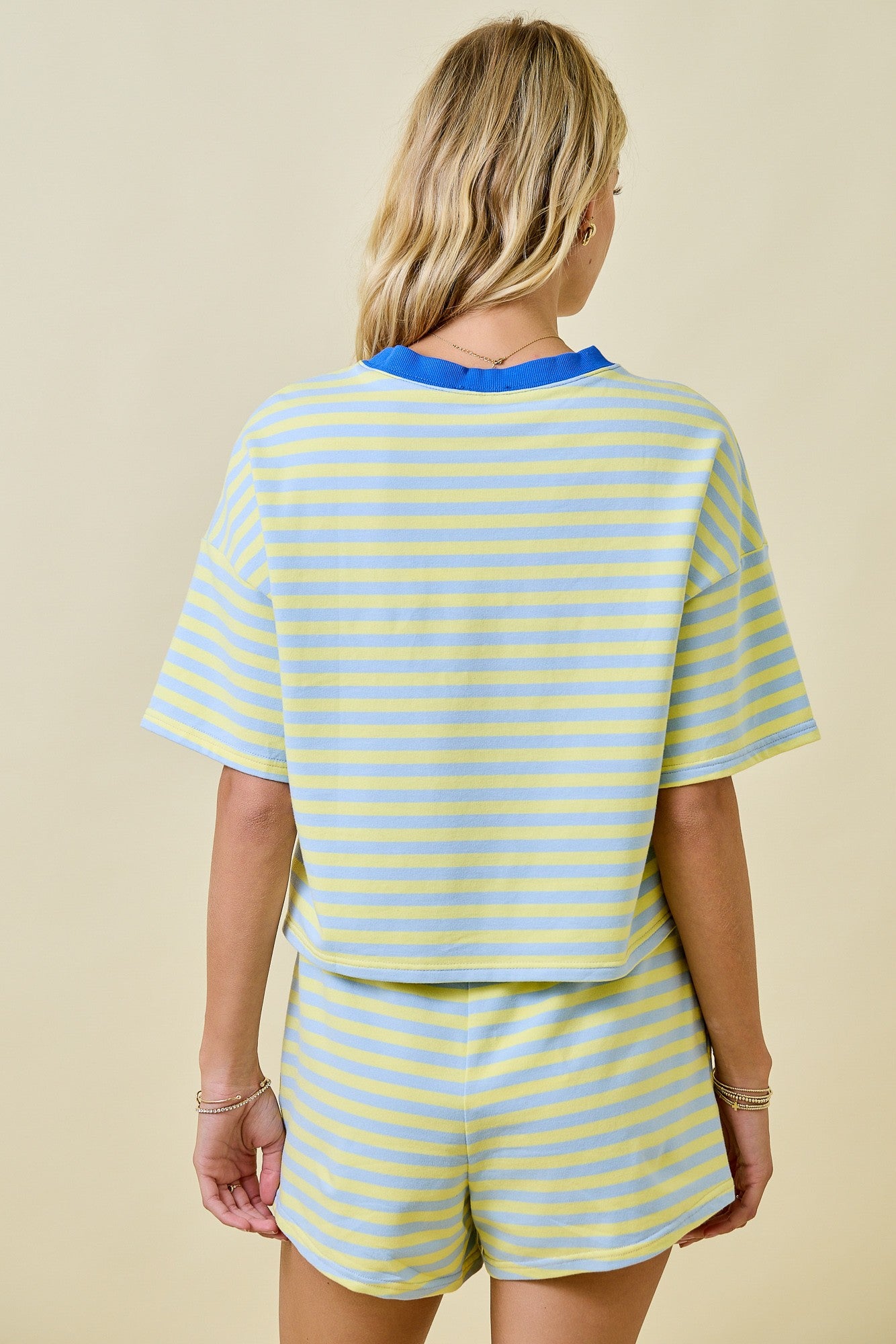 Day + Moon Striped Top (Set)
