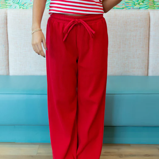 Lulu Mac Waffle Pant (Set)