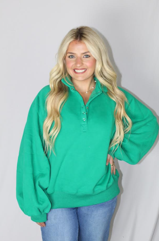 Piper Snap Button Collar Sweater