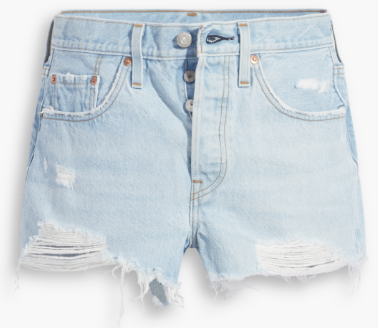 Juniors Levi's 501 Original High-Rise Cut-Off Jean Short (Ojai Top)