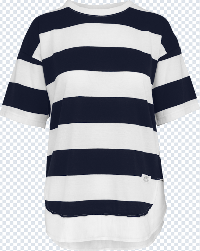 Patterson Striped S/S Top (Navy/White)